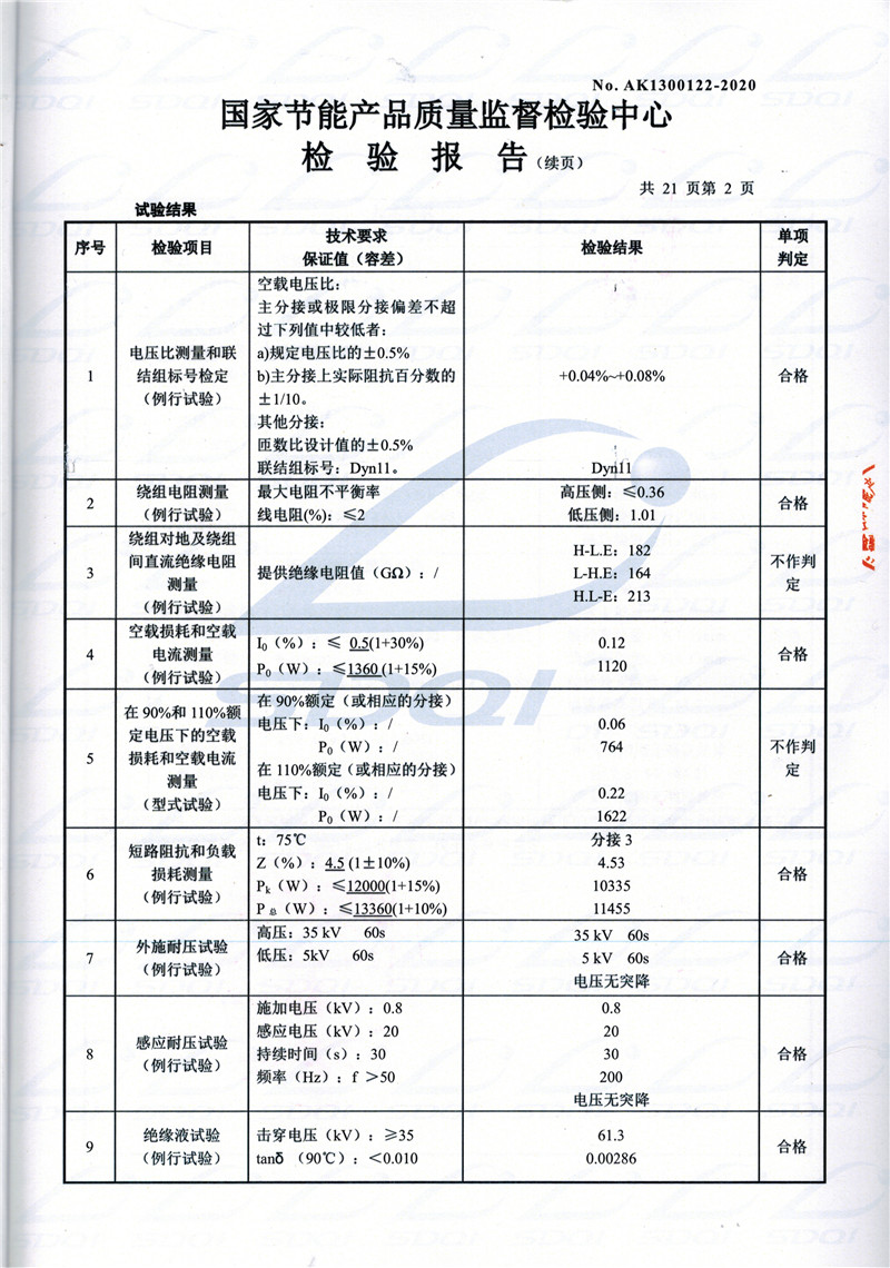 高低压试验报告-S11-1250大邑大邑大邑油浸式变压器-2.jpg